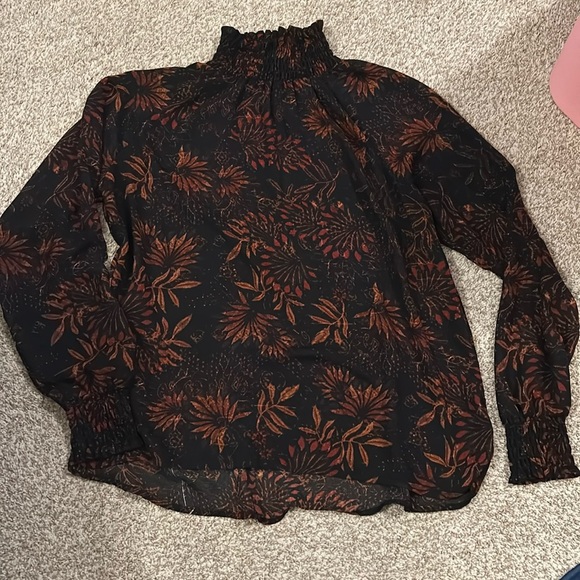 HM Mock Neck Blouse - Picture 1 of 5